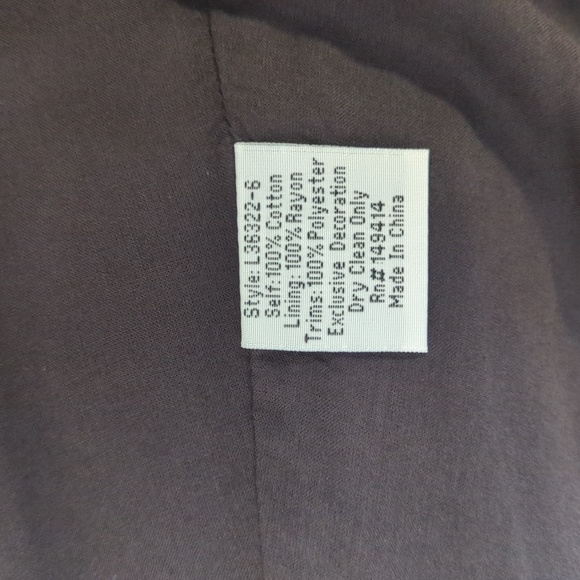 Johnny Was Merla Dress Black Cotton Embroidered Floral NWT XS - Picture 14 of 15